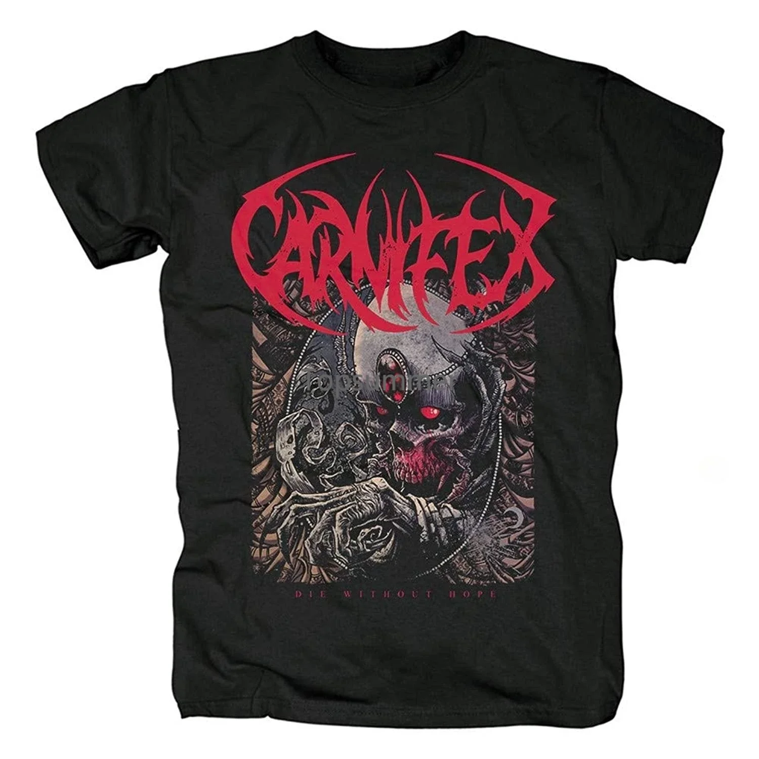 Men'S Tshirt Short Sleeve Shirt Carnifex Rock Tee Women Hiphop Shirts(8)