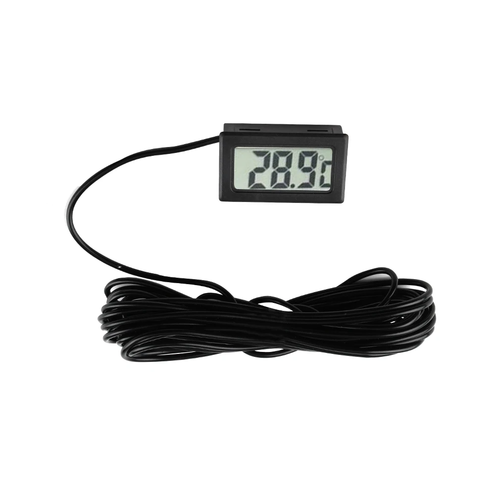 AOICRIE 4-Pack Digital LCD Thermometer With Probe - Fahrenheit, 1M Cable, For Fridge Freezer Aquarium - View #2