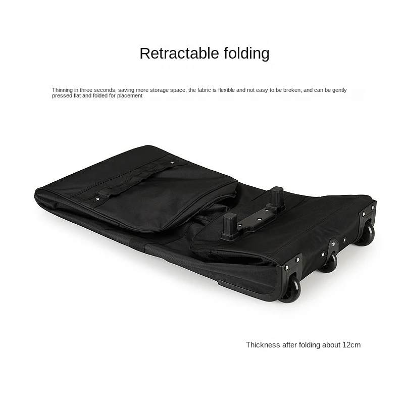 Essentials Oxford Cloth Oversized Suitcase For School Shoulder Bag Business Trip Handbag Moving Travel Trolley Case_voghion.com