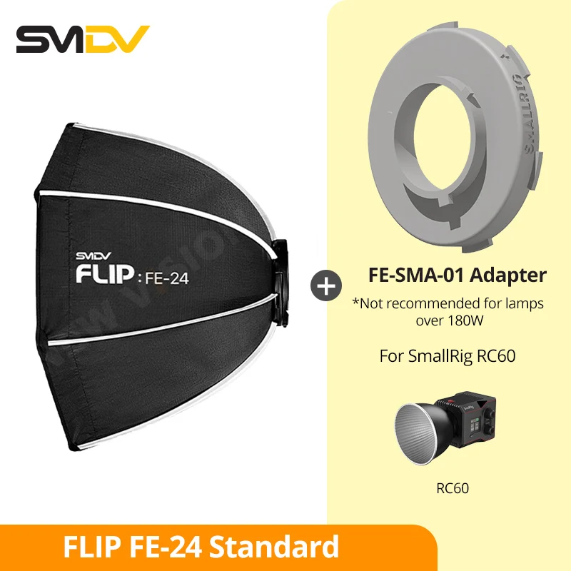 SMDV Flip24G Softbox (60cm) とS-adapter Sf65a34f8552440519d84e4c8d9b76