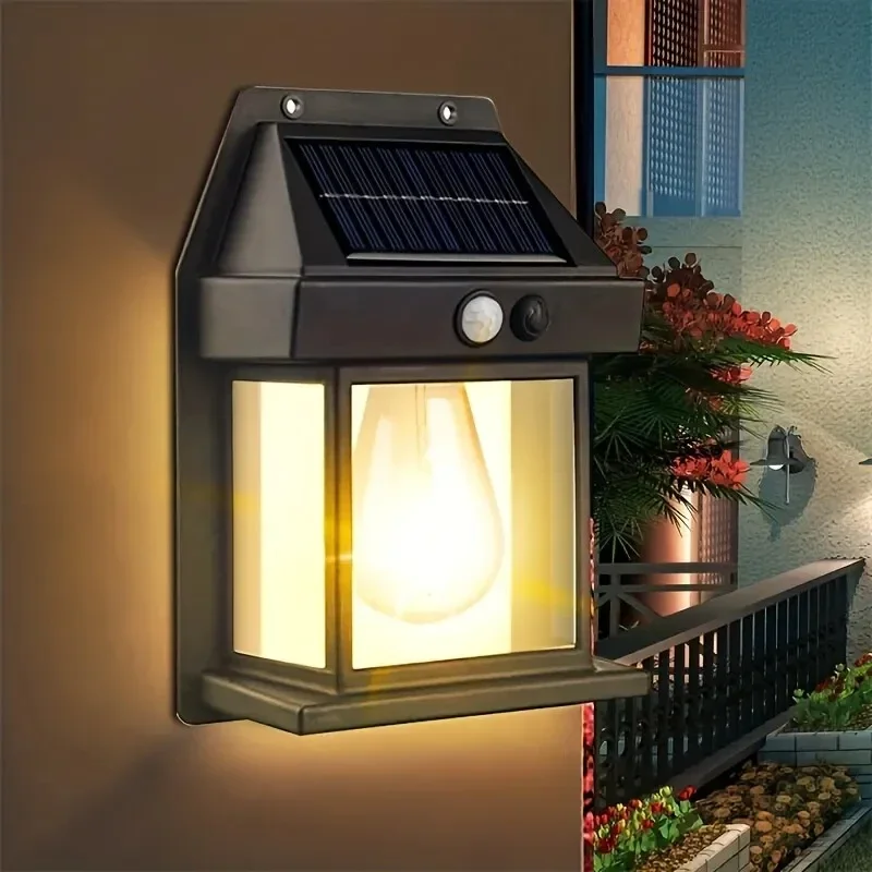 

LED Small House Design Solar Wall Lamp Creative Decoration Entrance Porch Courtyard Garden Home Villa Night Lamp Solar Lighting