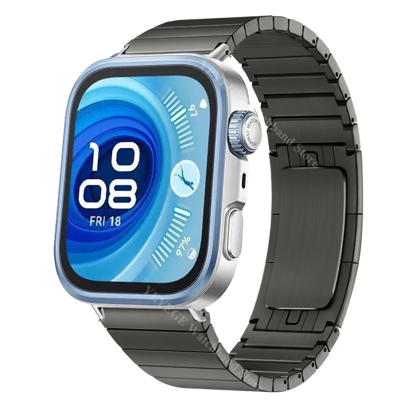 سوار معدني فاخر لساعة Huawei Watch Fit 4/Fit 4 Pro...