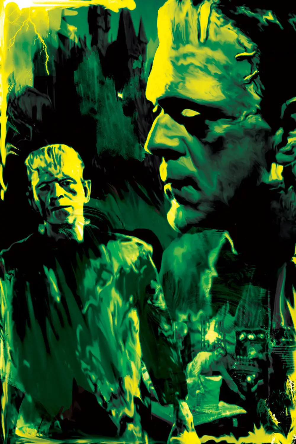 

Рисунок «Существо жизни», Шелковый постер с изображением мовера, Борис Карлофф, Франкенштейн, домашний Настенный декор