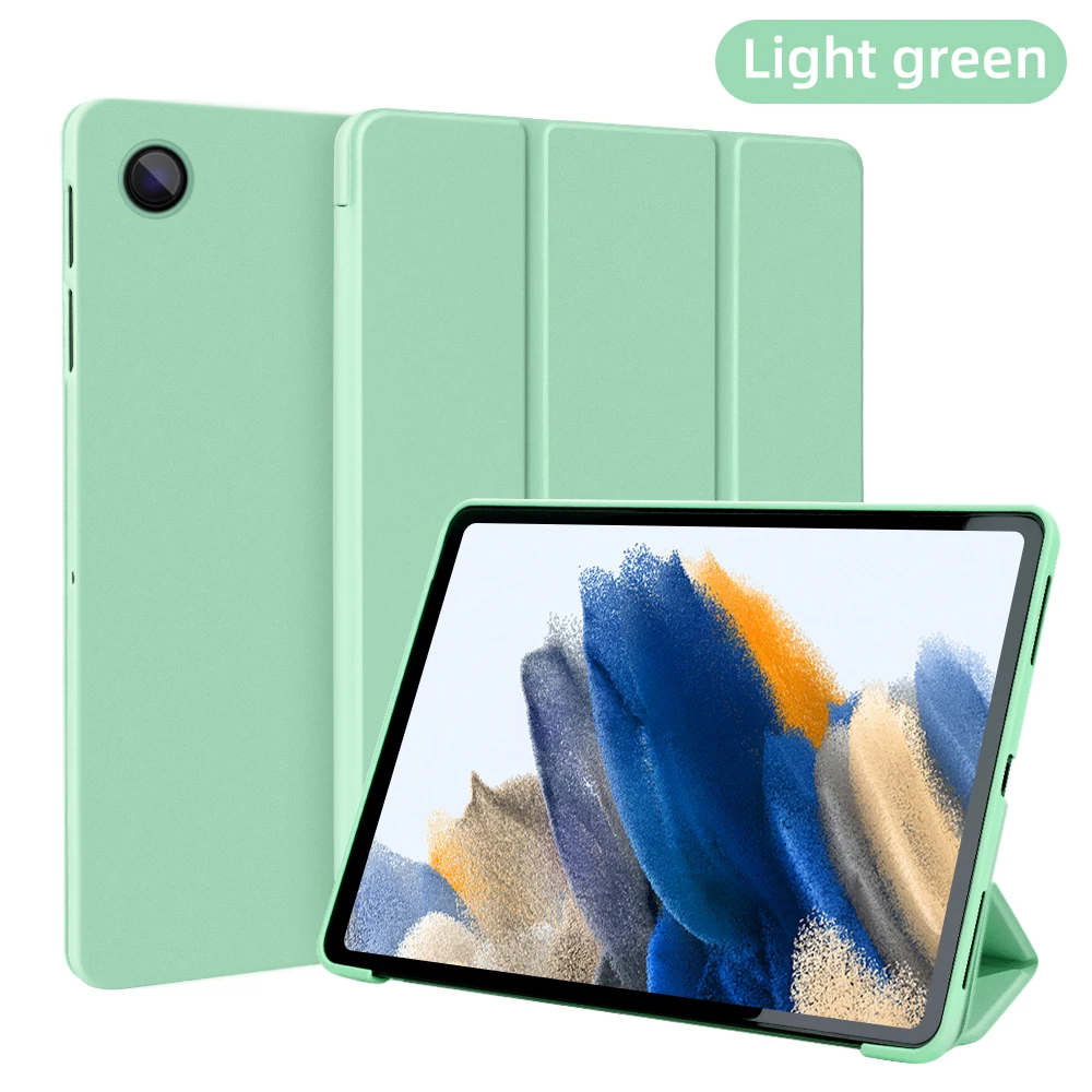 Custodia Tri-Fold Per Samsung Galaxy Tab A8 2021 Custodia Per Tablet Pu Per Samsung Tab A8 10.5 Sm-X200/Sm-X205 Cover Protettiva Ultra Sottile