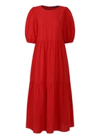Elegant Solid Dress Women Summer Sundress ZANZEA 2023 Casual Short Sleeve Maxi Vestidos Female O Neck Robe Femme Oversized - Image 5