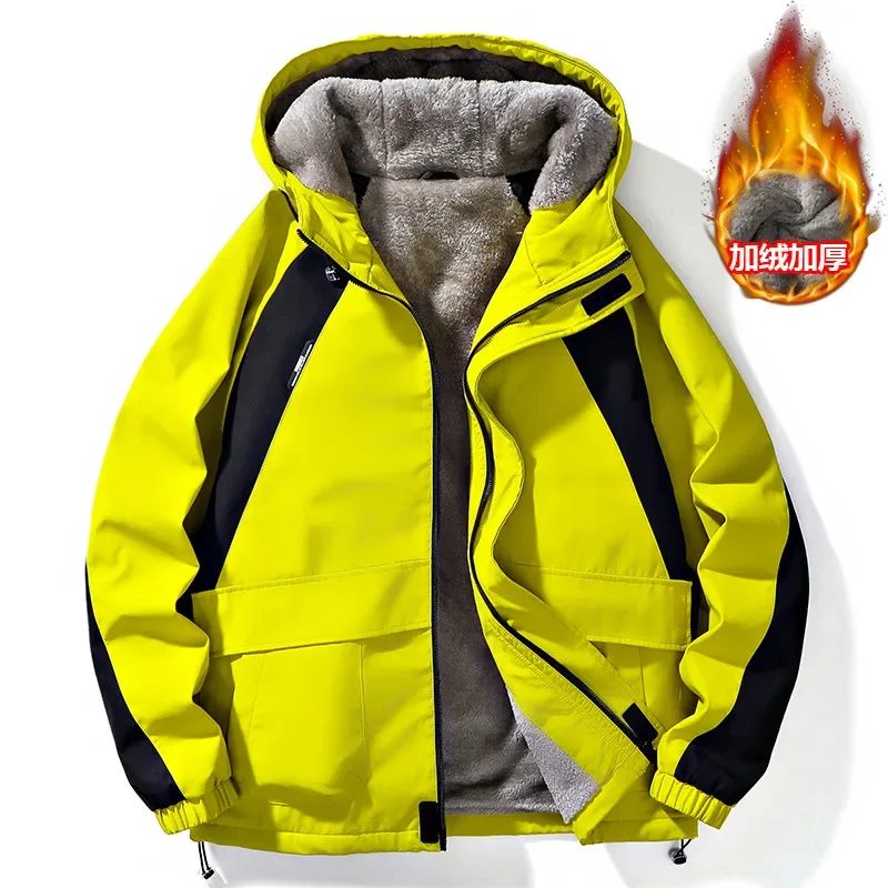 Men's Winter Jacket, Windproof, Fleece Material | Regular Fit