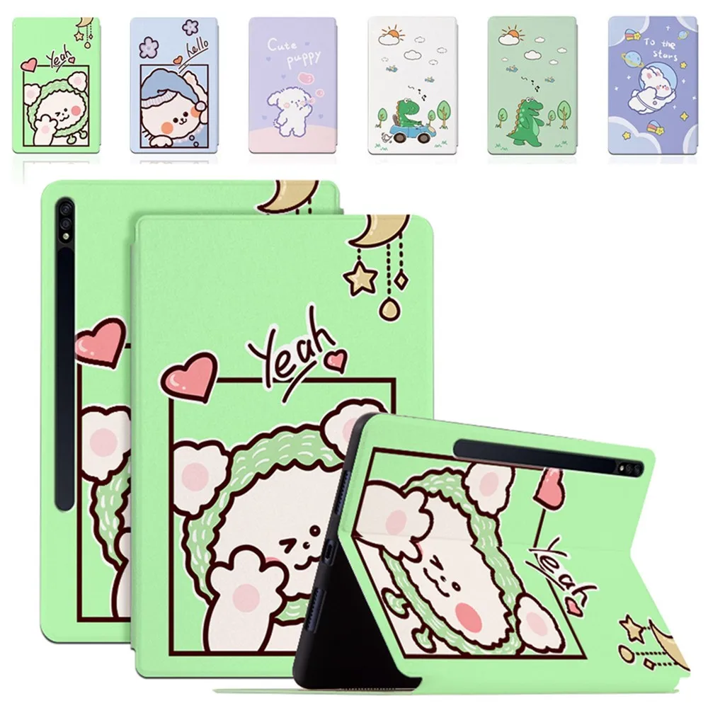 

Tablet Case For Samsung Galaxy Tab A8 10.5 S6 Lite A7 10.4 S7 S8 11 S7 FE S8 Plus 12.4 A 8.0 t290 Case Kawaii Magnet Funda Cover