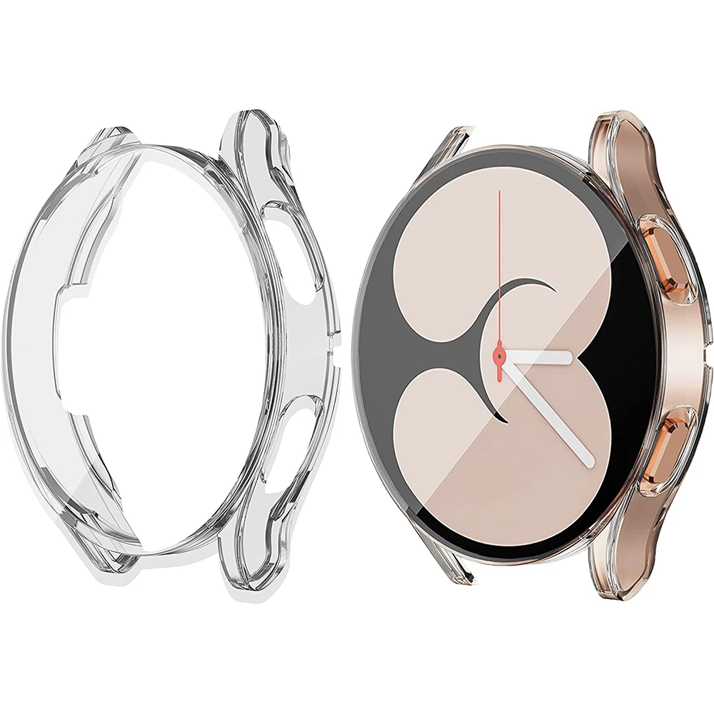 Ultra-Clear Silicone Bumper Screen Protector for Smartwatch - 40mm & 44mm