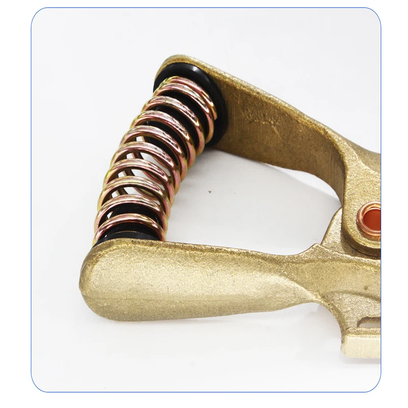 T-style Welding Ground Clamp 500A Brass Welding Ground Earth Clamp Machine For MIG/MMA/TIG/Plasma