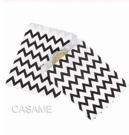 blac chevron 13x18cm