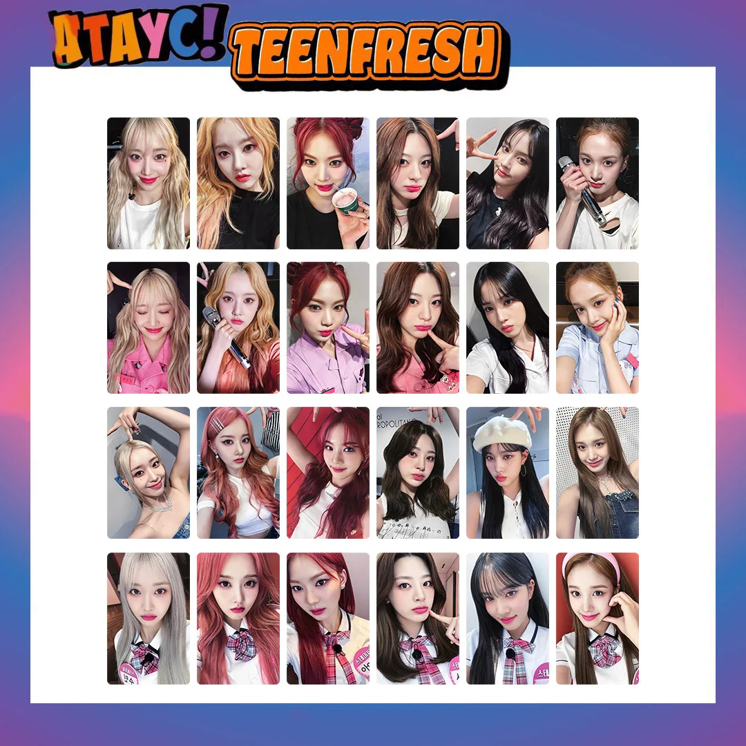 

STAYC альбом TEENFRESH специальные фотокарты 6 шт./комплект SIEUN YOON двусторонняя печать корейский стиль ломо карты веер коллекция подарок