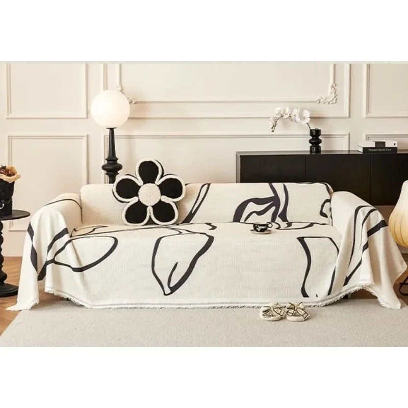 French Light Luxury High-end Sofa Towel Universal Cover Cloth for All Seasons Sofa Cover Universal One-piece Cloth