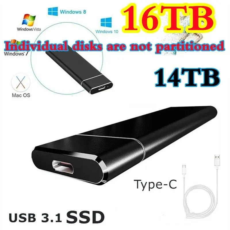 M.2 SSD  ָ Ʈ ̺,  ġ ϵ ̺, ǻ ޴ USB 3.1  ϵ ̺, 16TB, 4TB, 8TB