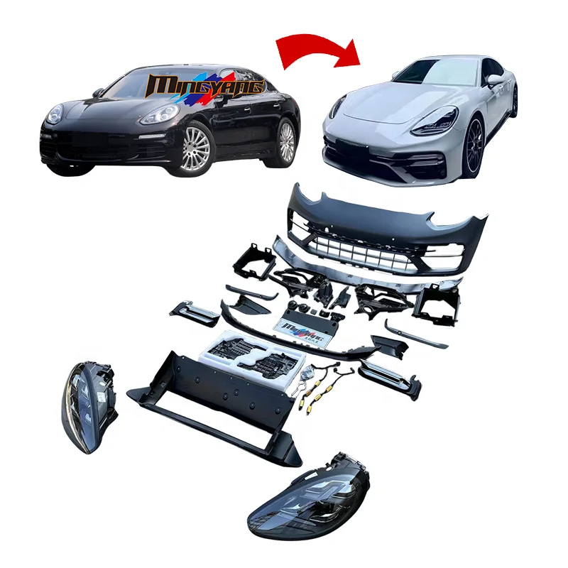 

2010-2016 970.1 970.2 upgrade to 971 Turbo S facelift car bumpers bodykit PDLS headlamps For Porsche Panamera 970 body kit