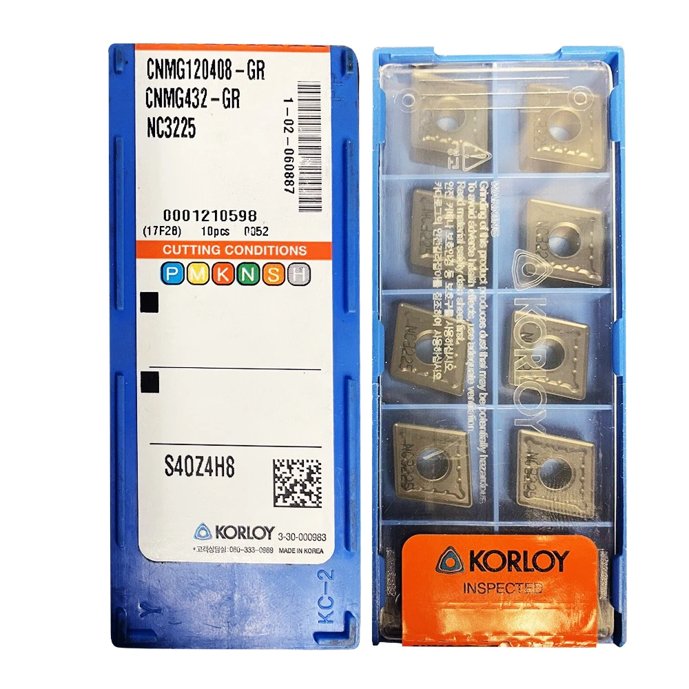 

Original high quality CNMG120408 GR NC3225 turning inserts brand new carbide turning tools