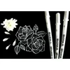 3PCS SAKURA Gelly Roll Gel Pens Highlight Marker for Journaling Art Drawing Classic White Ink Assorted Point Fine Medium Bold 3