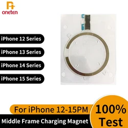 Metal Ring Wireless Charging Magnet - Circular Phone Accessory (12 Mini)