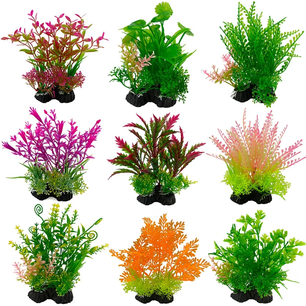 Simulation Artificial Plants Aquarium Decor Grass Water Weeds Ornament Plant Fish Tank Aquarium Grass Decoration Accessories