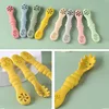 3PCS Cute Baby Learning Spoons Utensils Set Food Grade Silicone Sticky Spoon Children Cutlery Training Spoon Feeding Tableware 6