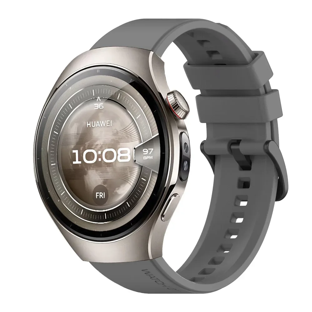 Premium Silicone Strap for Smartwatches - Adjustable 22mm/20mm Wristband in Sleek Design