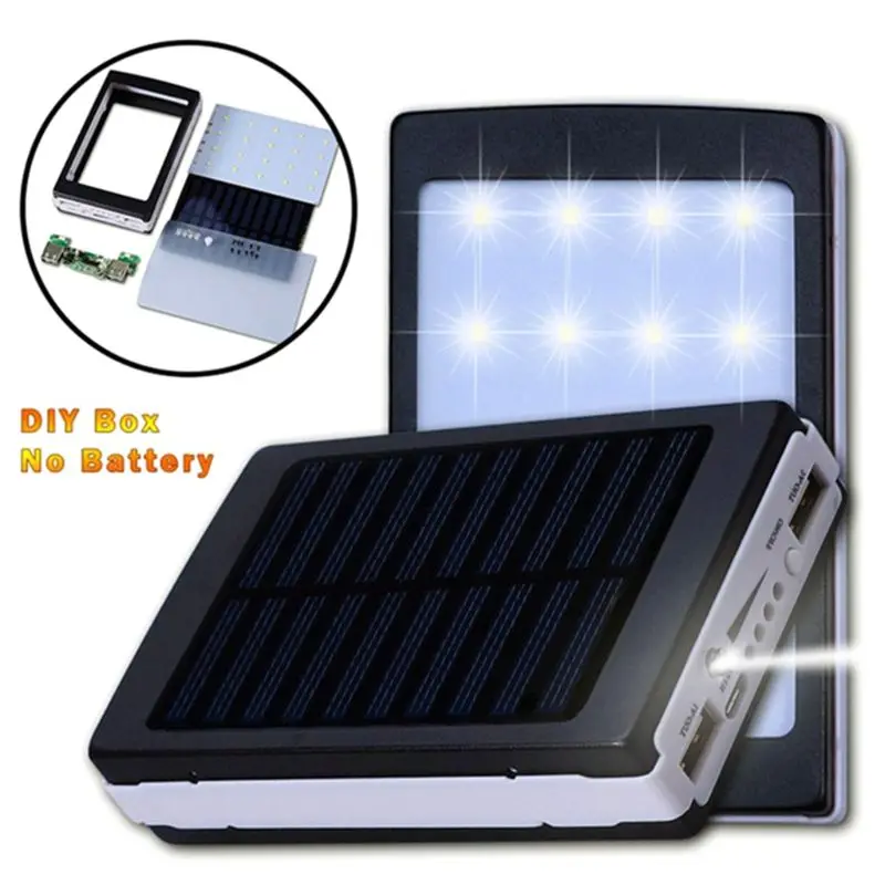 18650 Powerbank Cover Solar Energy Charging for Mobile Phone Multiple for Protection Wear-resistin