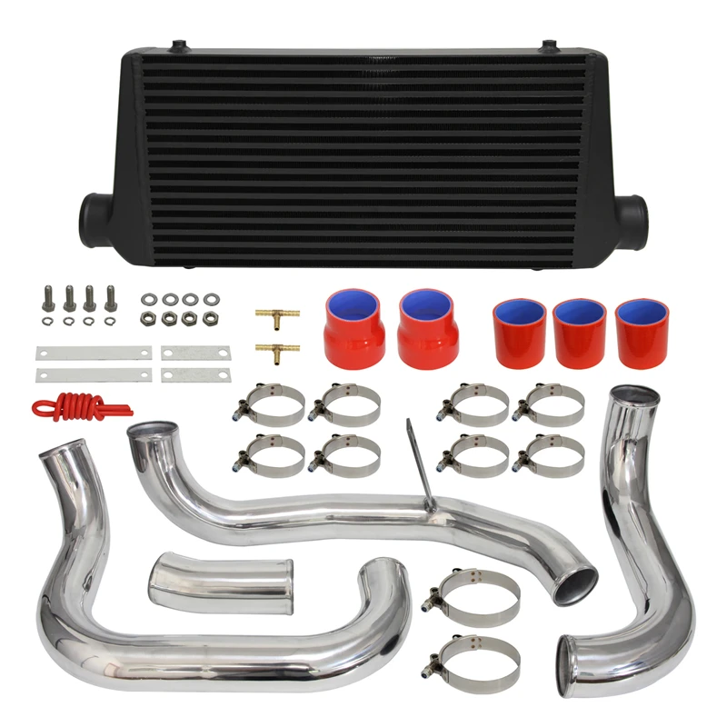 FMIC Intercooler w/ Pipe Piping Kit For Nissan Skyline R32 R33 R34 GTST