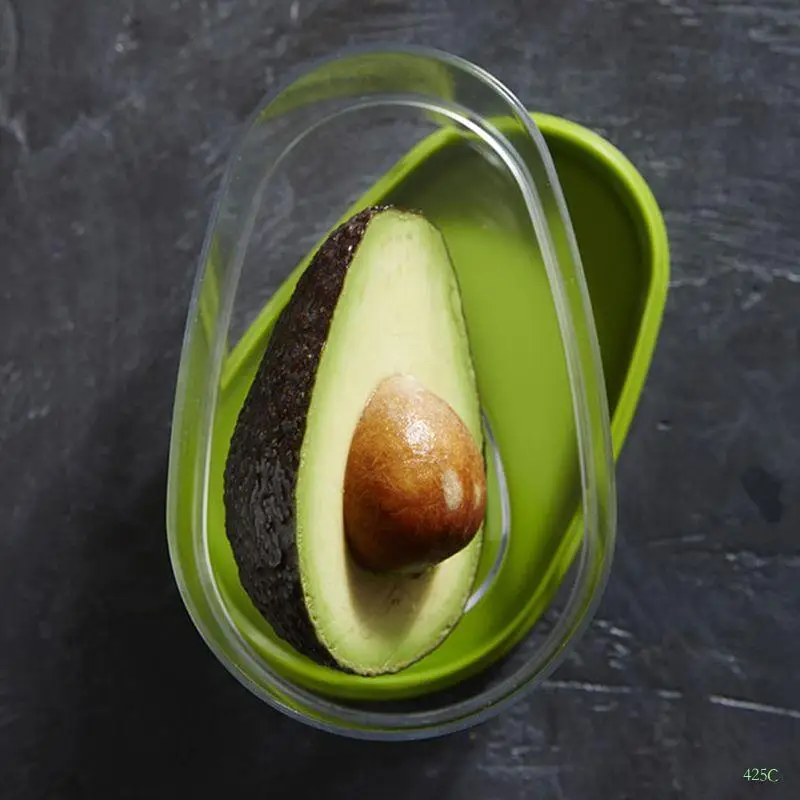425C Kitchen Avocado Saver Crisper Storage Box Fruit Vegetable Container Keep Fr