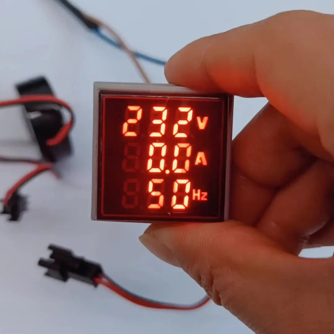 1Pcs Voltage Tester Meter Voltage Current Indicator Volt Voltage Tester Meter AC