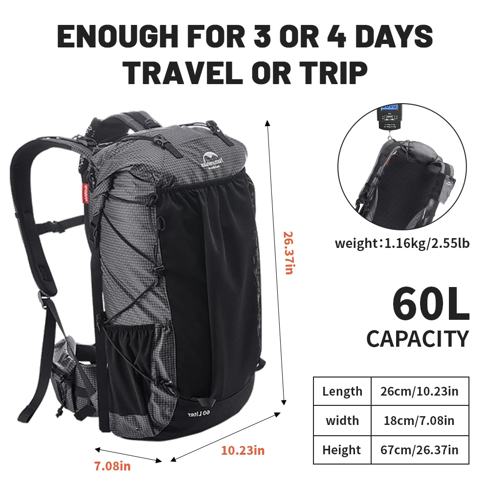 Ultralight Naturehike Hiking Backpack 5