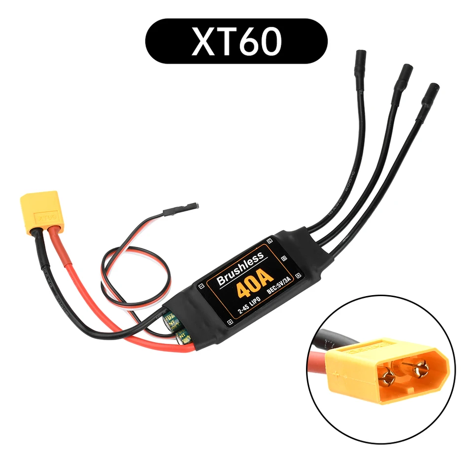 BLHeli Brushless ESC 12A 20A 30A 40A 50A 60A 80A con UBEC per
