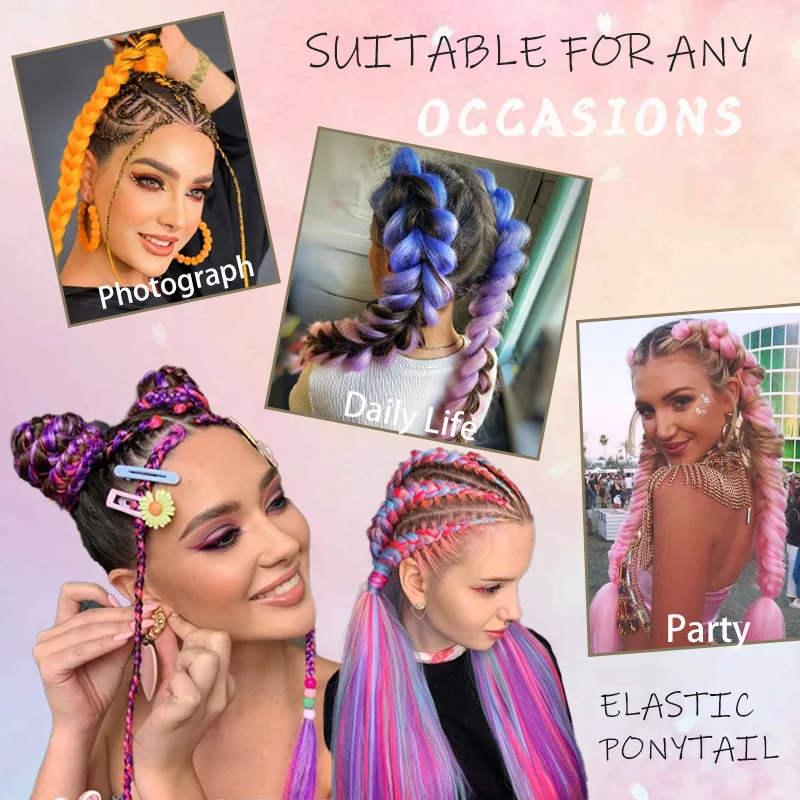 LUPU Ombre Ponytail Extension Image 6