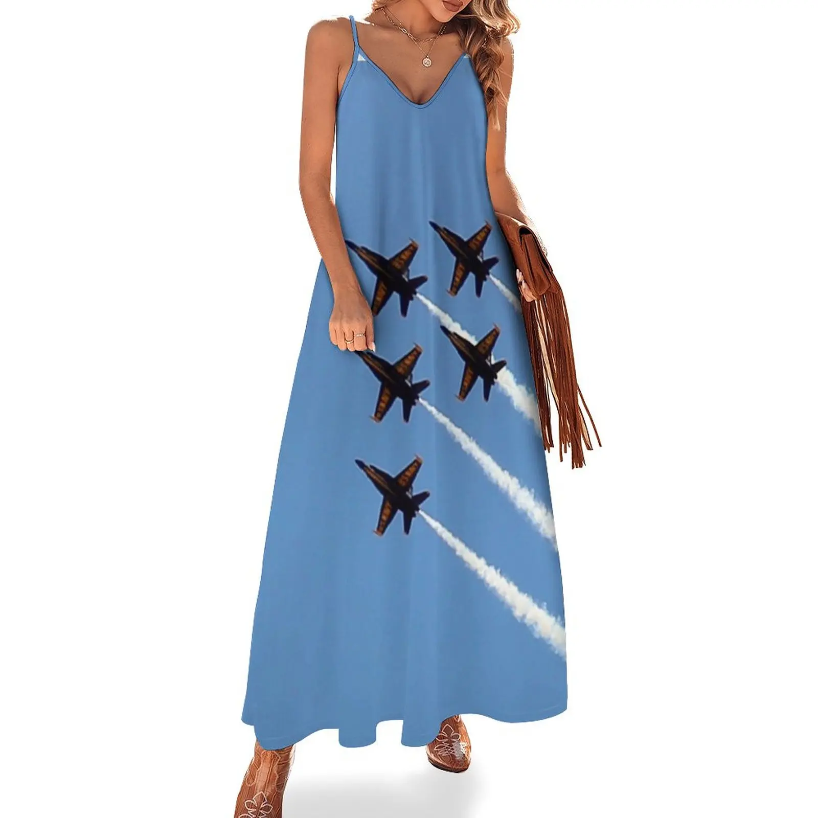 

Blue Angels Sleeveless Dress dresses women summer 2023 dresses for prom summer dress for women 2023 elegant dress