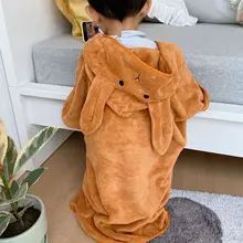 

Baby Towel Rabbit Ears Hooded Cloak Strong Water Absorption Neutral Kid Bathrobe 100% Nano Cotton Child Bath Towel Bath Supplies