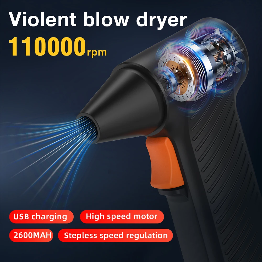 Turbo Fan Air Blower High Speed Duct Fan Outdoor Car Use