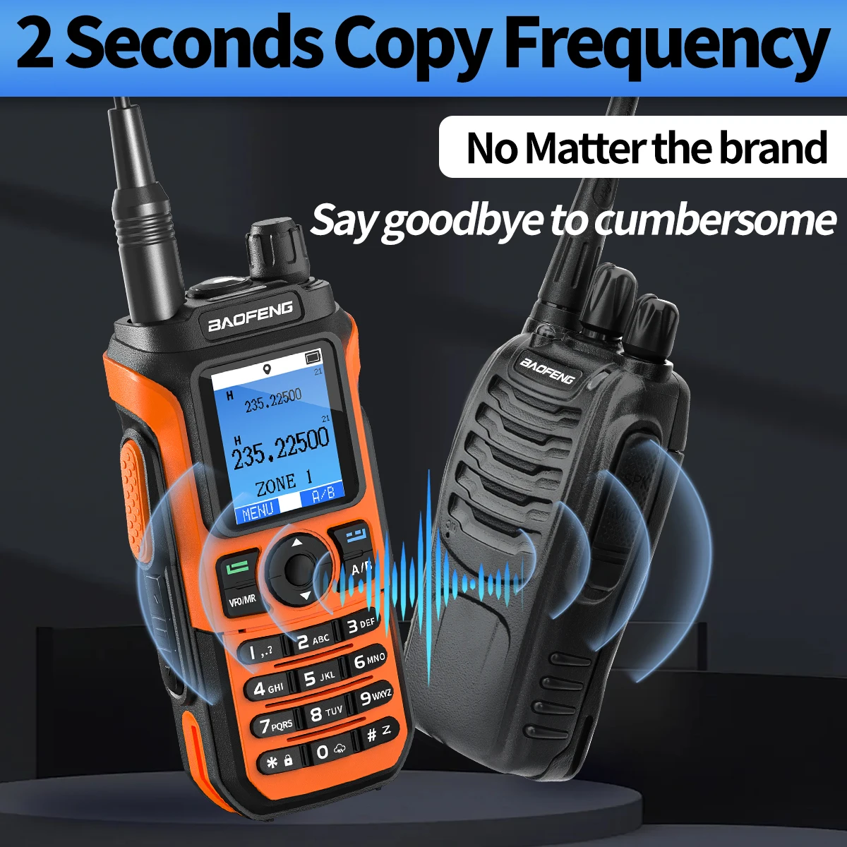 Baofeng UV-21 GPS Walkie Talkie 10W Full Band AM FM 999CH Long Range Waterproof Type-C Two Way Ham Radio Upgraded UV-17 PRO GPS 3