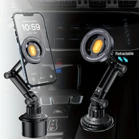 Magnetic Phone Holder Installation of Water Cup in Car for Magsafe IPhone 16 15 14 13 12 Samusng Xiaomi 360° Rotation Cell Mount 3