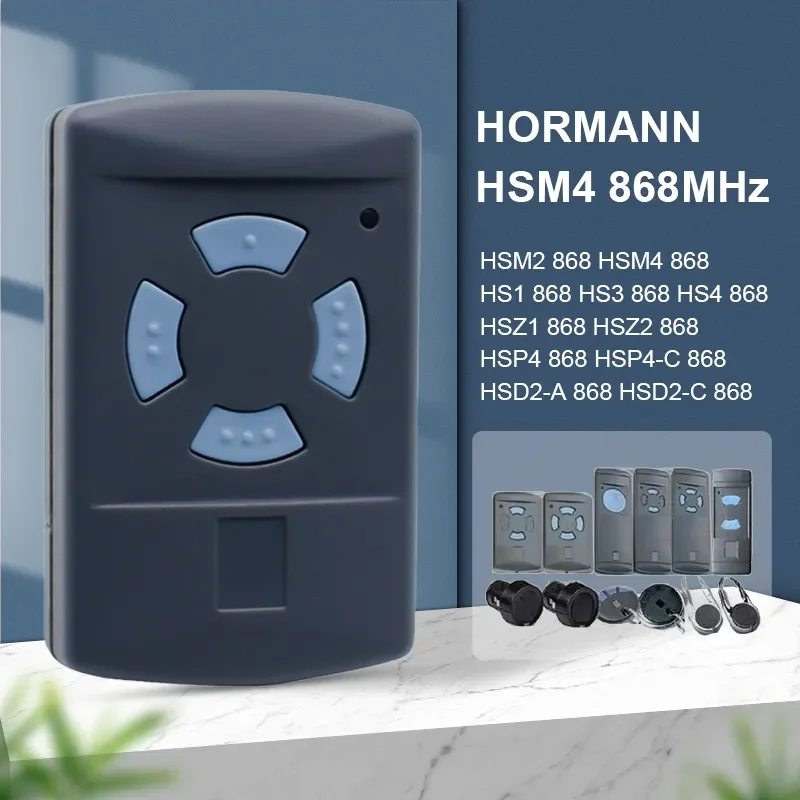 

Newest Clone HORMANN 868MHz Garage Door Gate Remote Control Duplicator HORMANN HSM2 HSM4 HSE2 HSE4 HS1 HS2 HS4 HSZ1 HSZ2 868Mhz