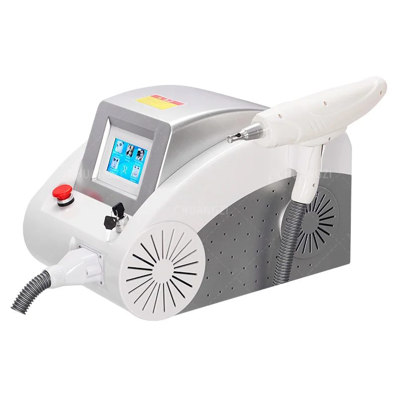 Professional Nd Yag Pico Laser Tattoo Removal Machine Neodymium Picosecond Eyebrow Q Switch  Portable 1064nm 523nm 4