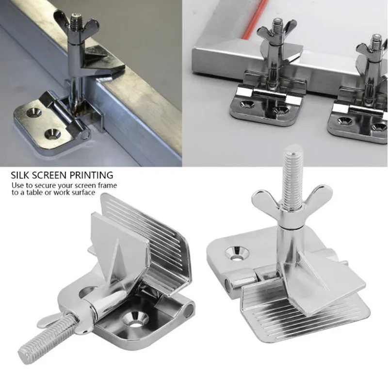 2 IN 1 Butterfly Frame Hinge Clamp DIY Tool For Silk Screen Printing Printer 