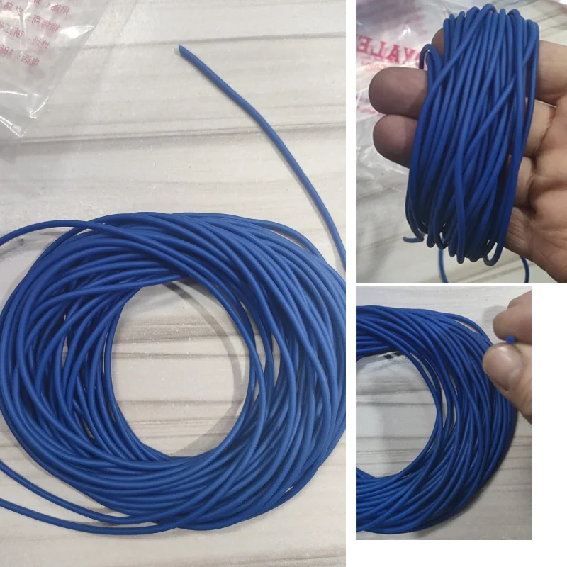 Goods For Fishing 10 Meters Fishing Rope Diameter 2.5mm High Solid Elastic Rubber Line Band Fishing Elastic Ropes Accessory