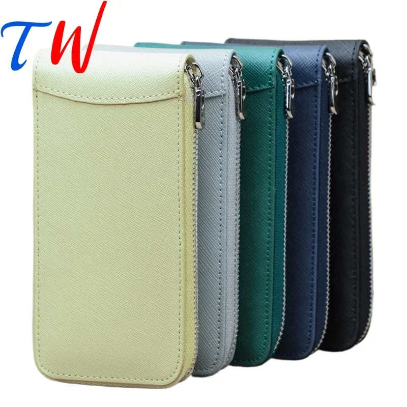 Genuine Leather Watch Bag Cross Pattern Head Layer Cowhide Watch Case Bag Single Pack Watches Portable Travel Free