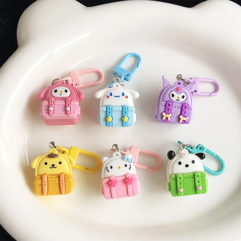

Брелок Sanrio Kuromi Cinnamoroll Kawaii аниме милая Студенческая сумка брелок Подвеска декоративные аксессуары игрушки подарки для девочек