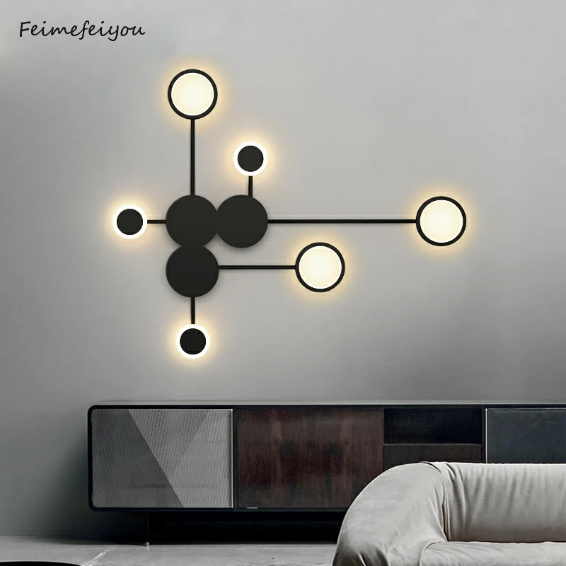 Nordic Modern Wall Lamp Led Minimalist Wall Lamp, Living Room Bedroom ...