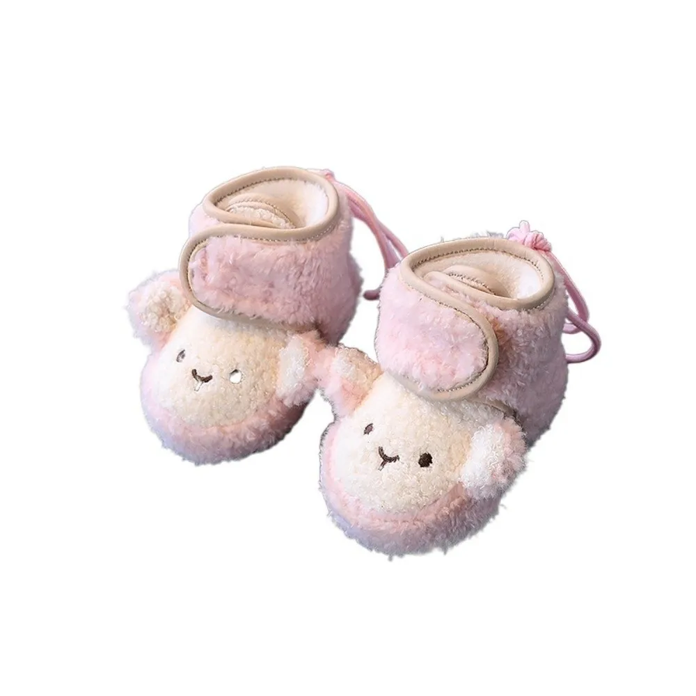 Warm Cute Monkey Newborn Shoes Slipper Soft Comfortable Infant Girls Boys Toddler Crib Boots Anti-Slip Socks Girls Boys