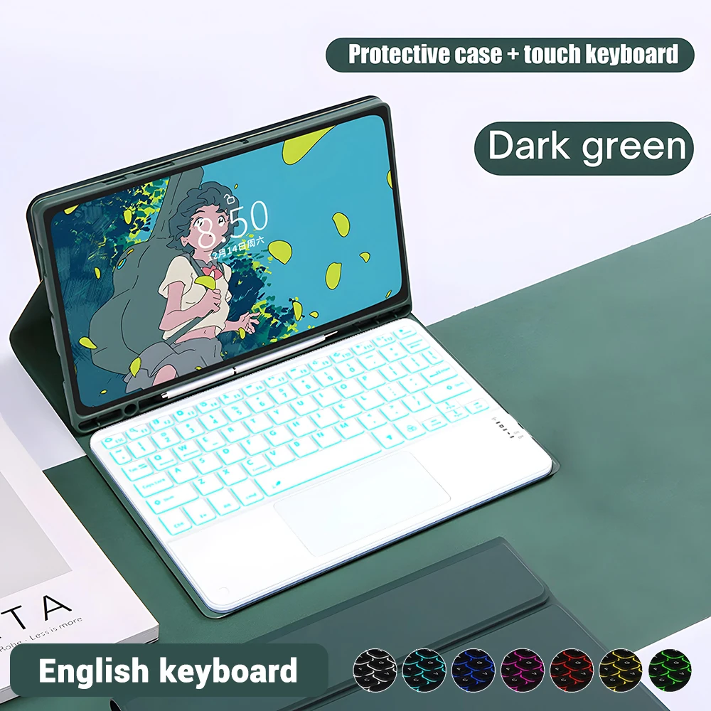 Wireless Keyboard Case with Free Mouse