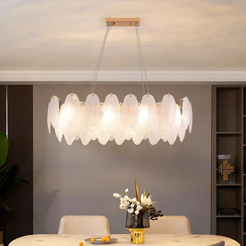 Feather Modern Luxury Chandelier