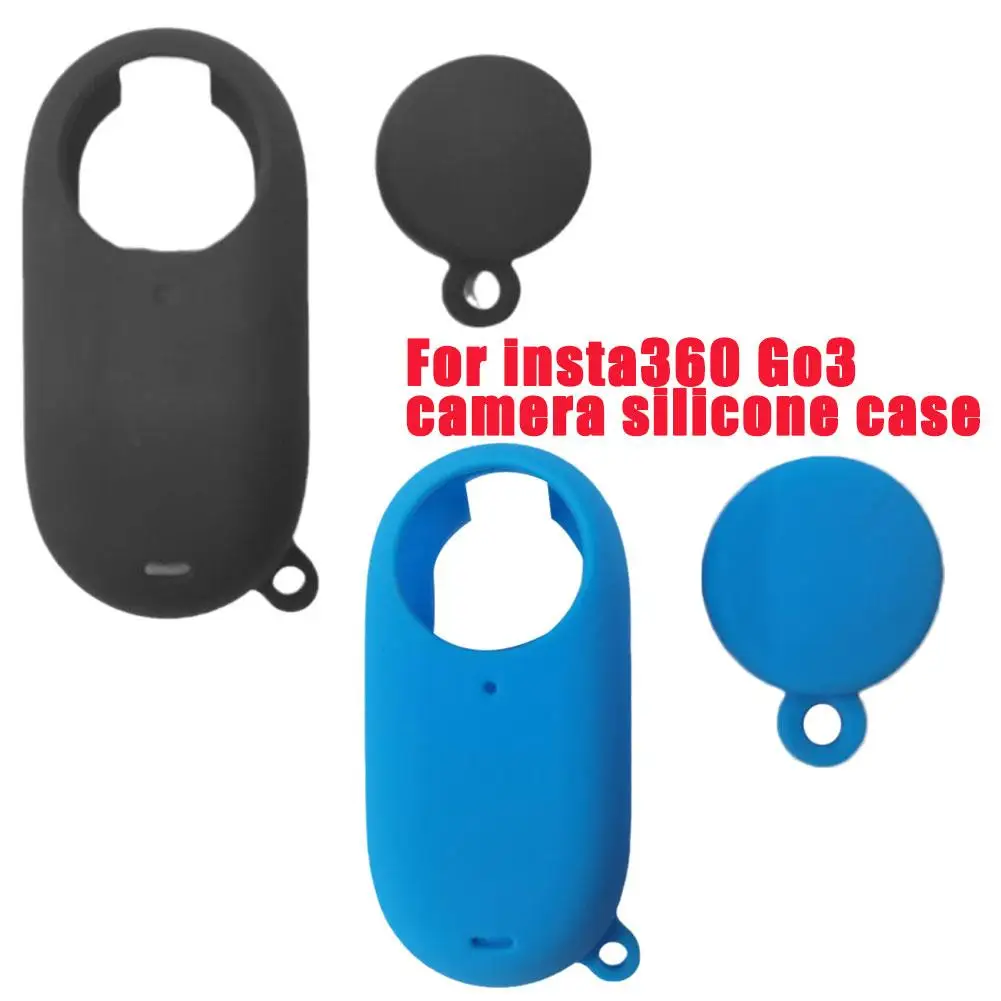 

1 Pcs For Insta360 Go3 Lens Cover Body Protection Silicone Case For Thumb Shake Resistant Cameras Lens Protective Cover Par S7D6