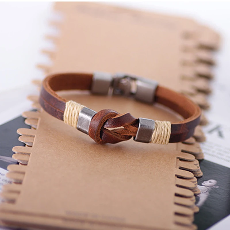 Fashion Jewelry Punk Rock Antique Copper Plated PU Leather Bracelet&Bangle for Women Men Friendship Party Gift bracelet jewelry leather bracelets