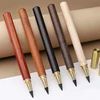Wooden Unlimited Writing Pencil HB with Graphite Pen Tip Eternal Drawing Painting Infinity Pen Art School Supplies Stationery 1