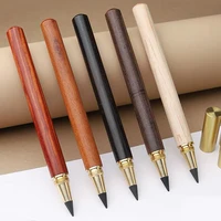 Wooden Unlimited Writing Pencil HB with Graphite Pen Tip Eternal Drawing Painting Infinity Pen Art School Supplies Stationery 1